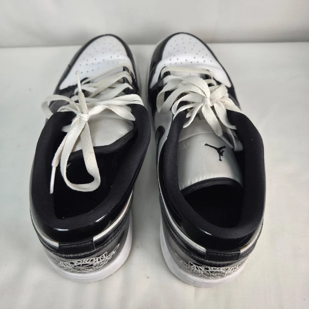 Nike Air Jordan 1 Low SE Concord DV1309-100 Mens Size 12 Black And White Leather